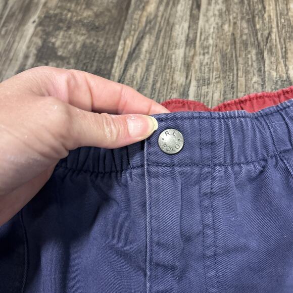 Vintage Polo Ralph Lauren Prep Shorts Mens L Blue Athletic 90’s Y2K Pull On - Picture 4 of 10